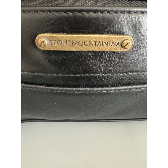 Stone Mountain Convertible Cross Body Hand Bag Black 6x9 inches - Picture 4 of 11